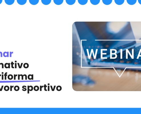Webinar informativo sul lavoro sportivo